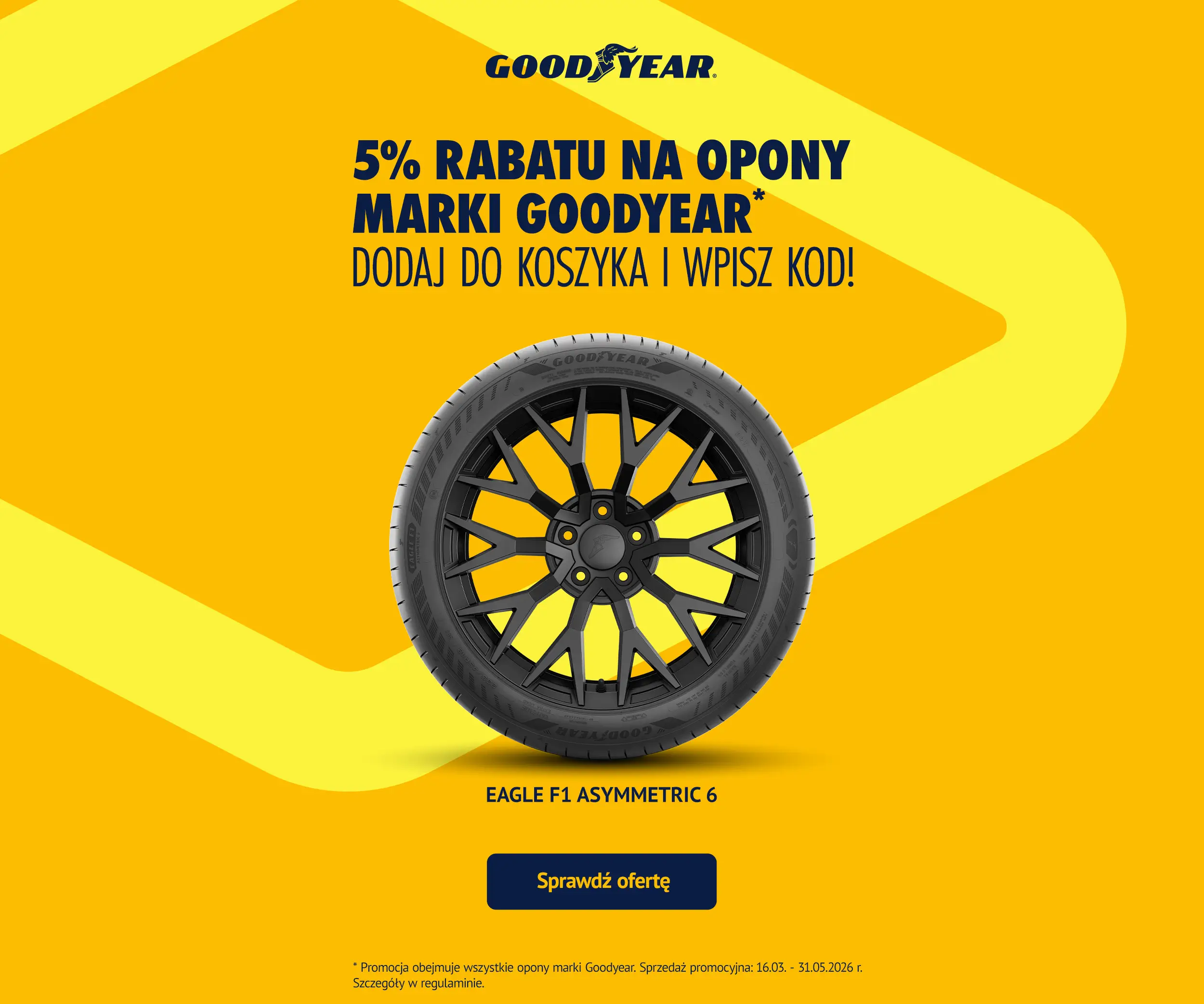 Goodyear 5% rabatu!