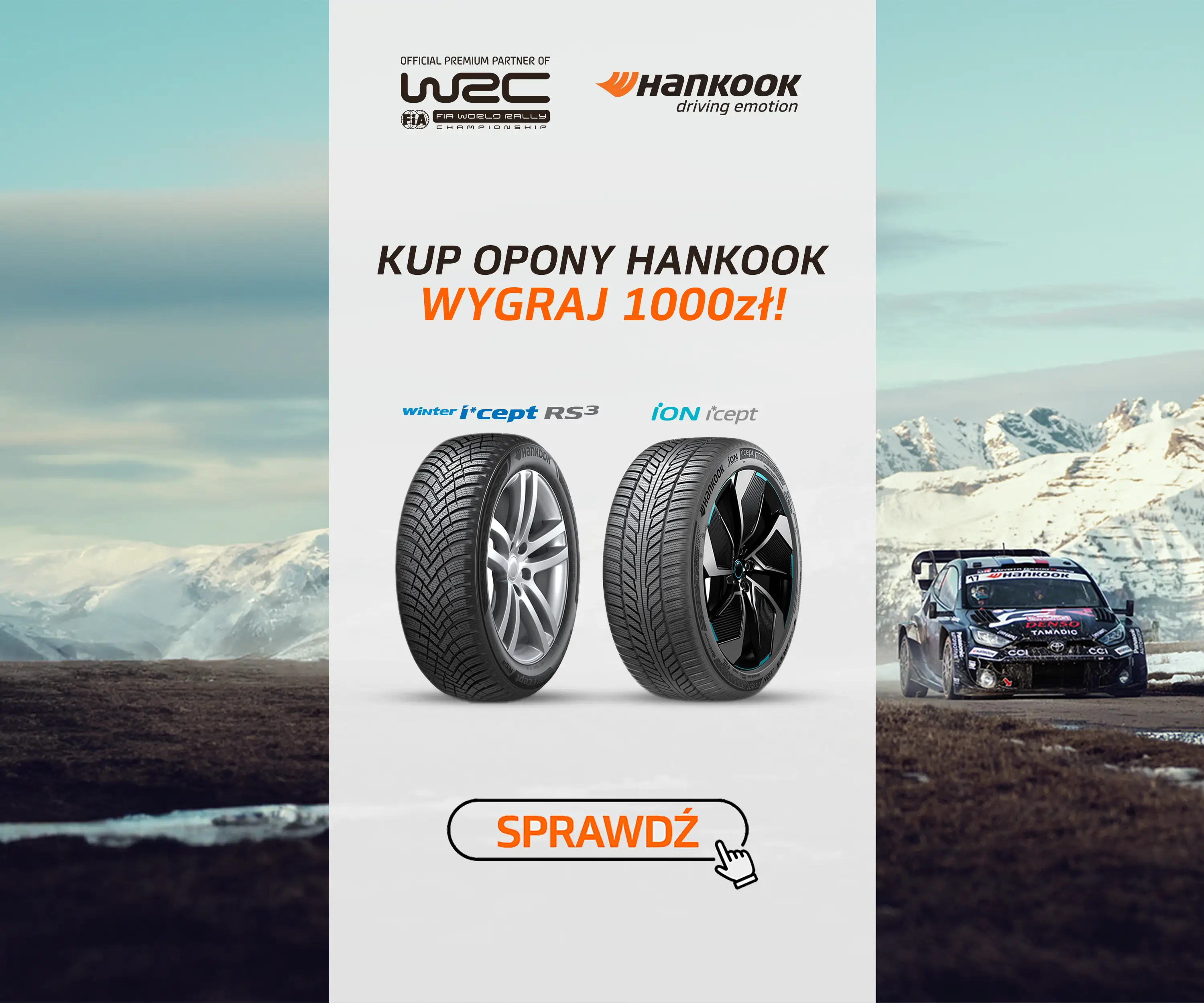 Wygraj 1000 zł z Hankook!