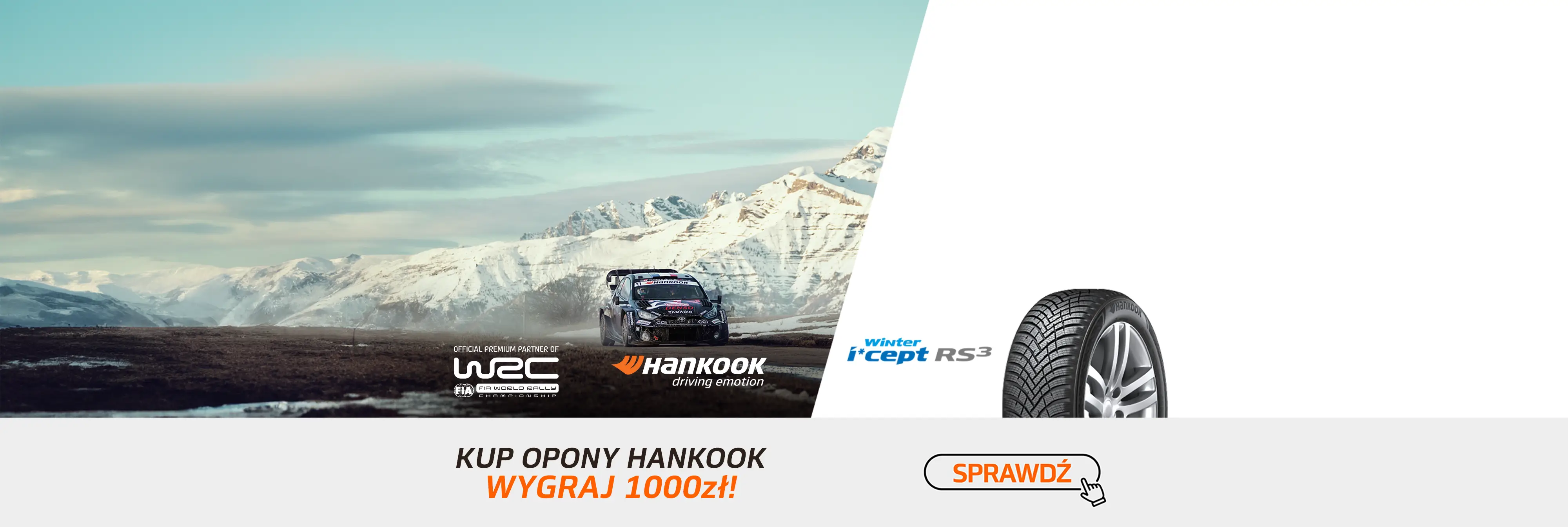 Wygraj 1000 zł z Hankook!