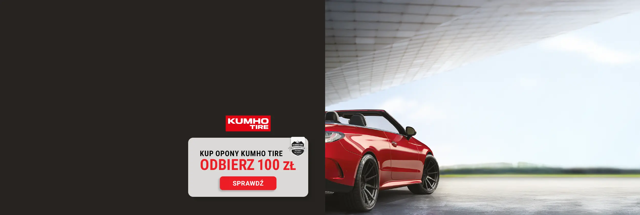 Odbierz 100 zł od Kumho Tire!