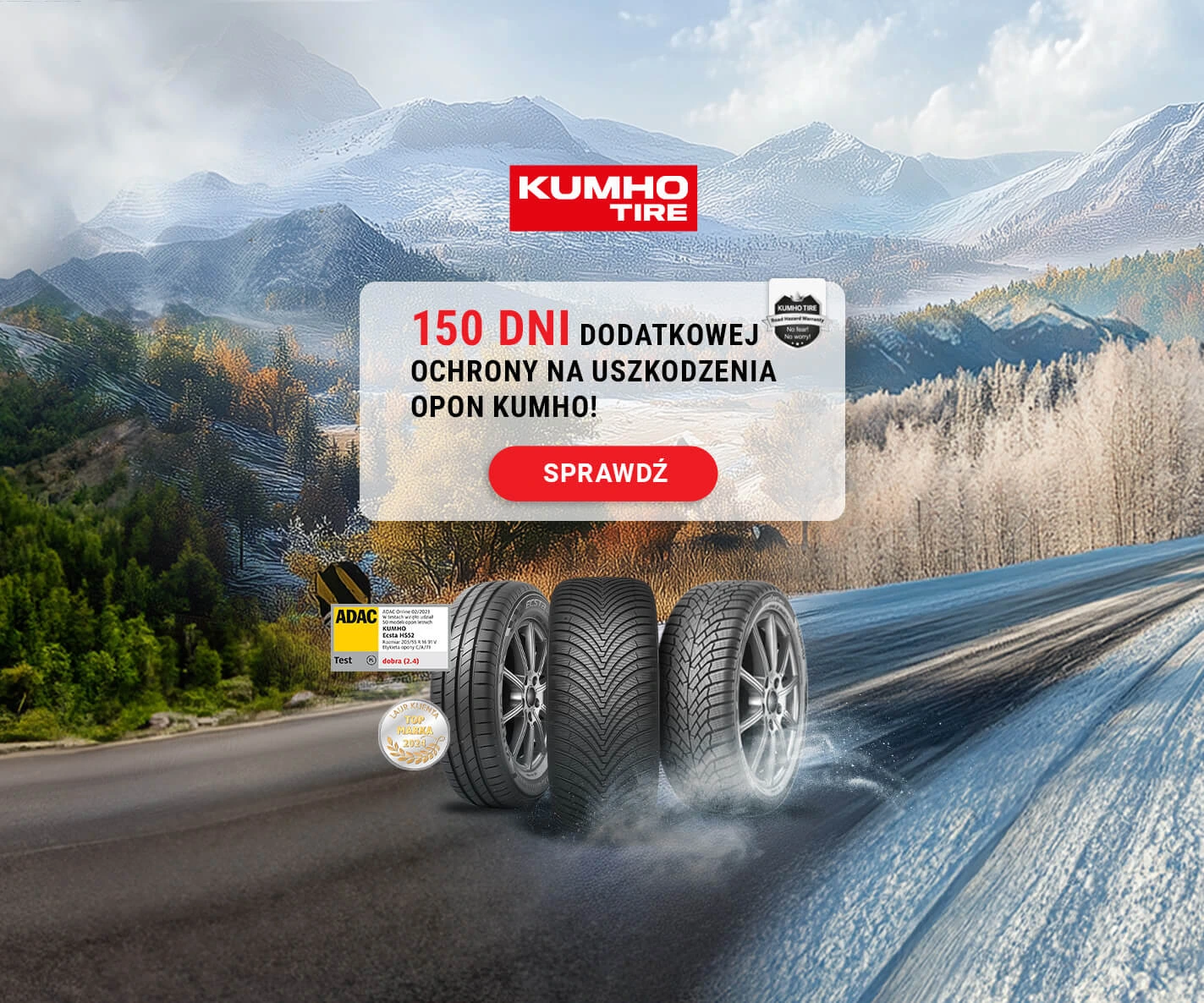 Dodatkowa gwarancja Kumho!
