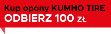 Odbierz 100 zł od Kumho!