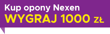 Kup opony Nexen i wygraj 1000zł!