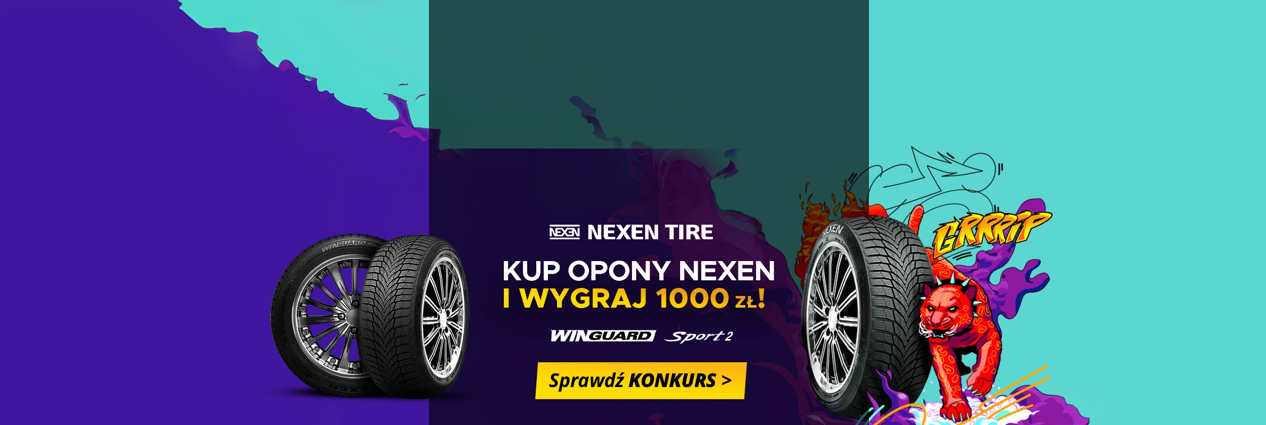 Kup opony Nexen i wygraj 1000zł!