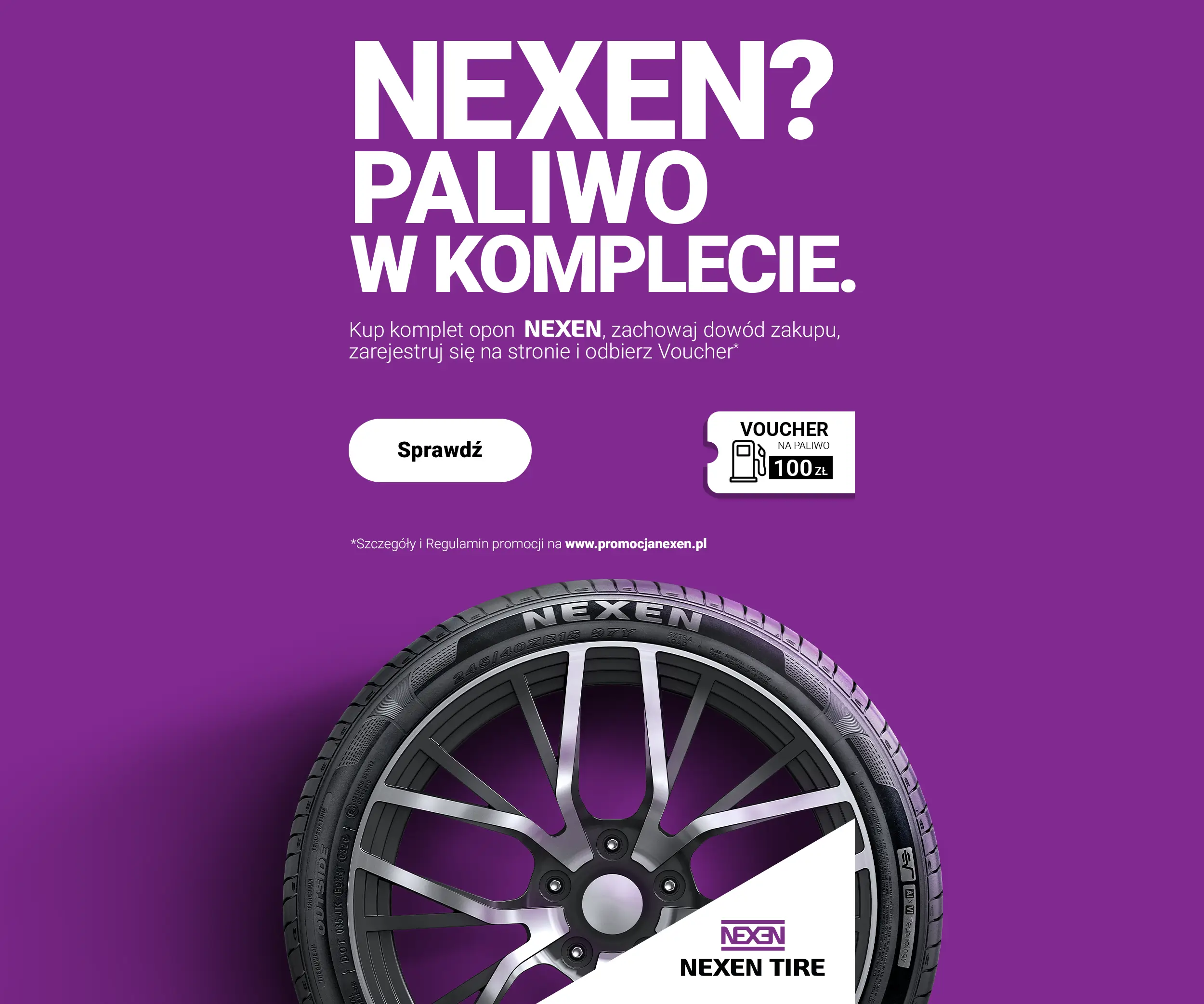 Odbierz 100 zł od Nexen!