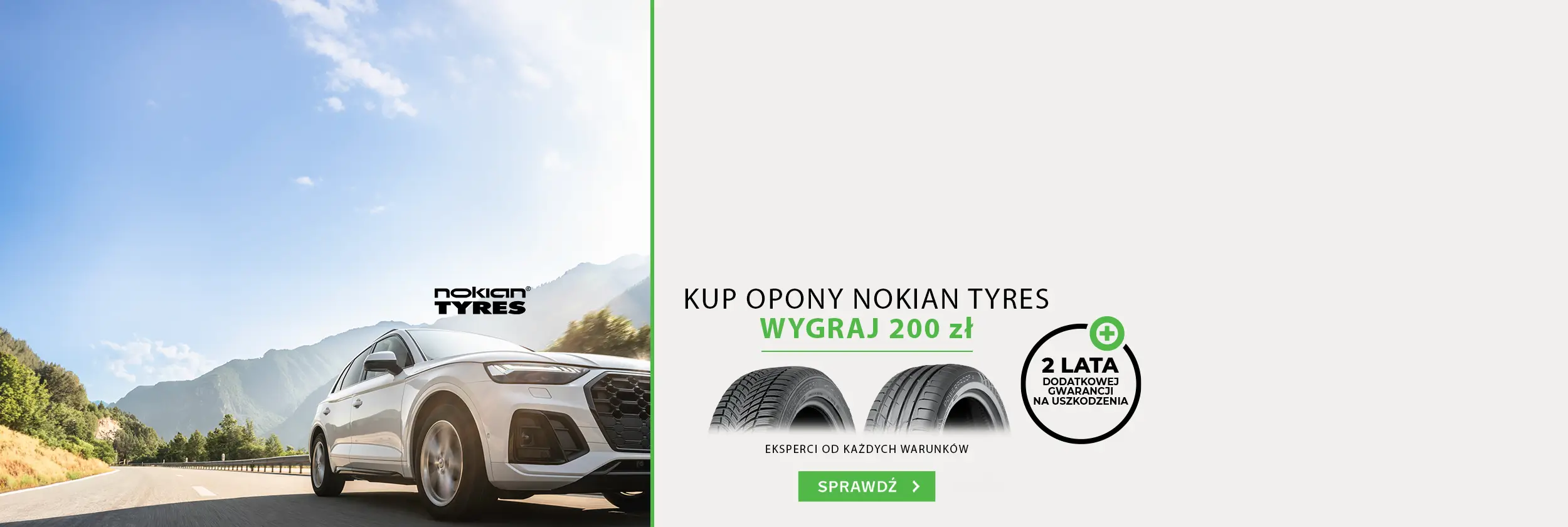 Wygraj 200 zł od Nokian Tyres!