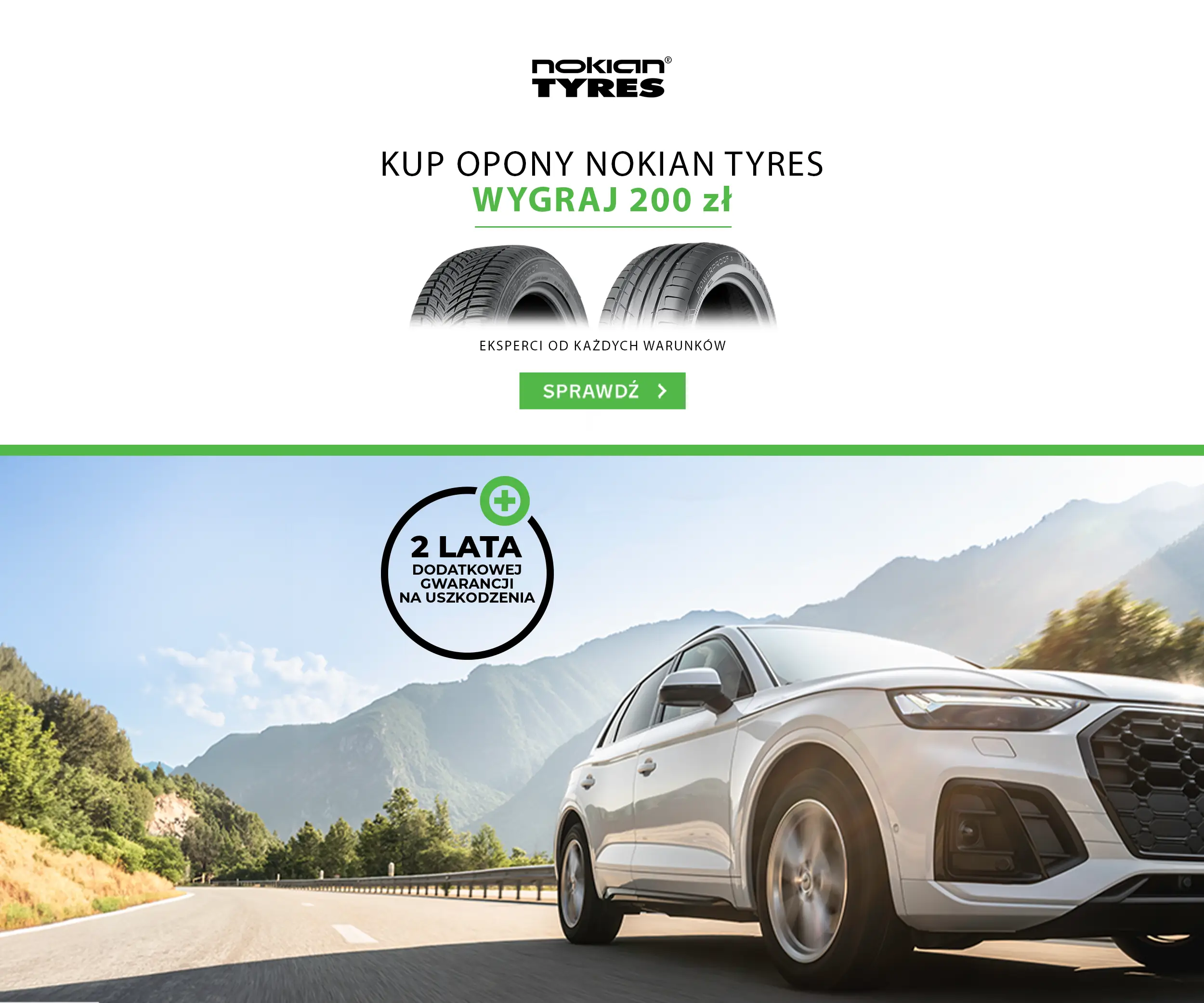 Wygraj 200 zł od Nokian Tyres!