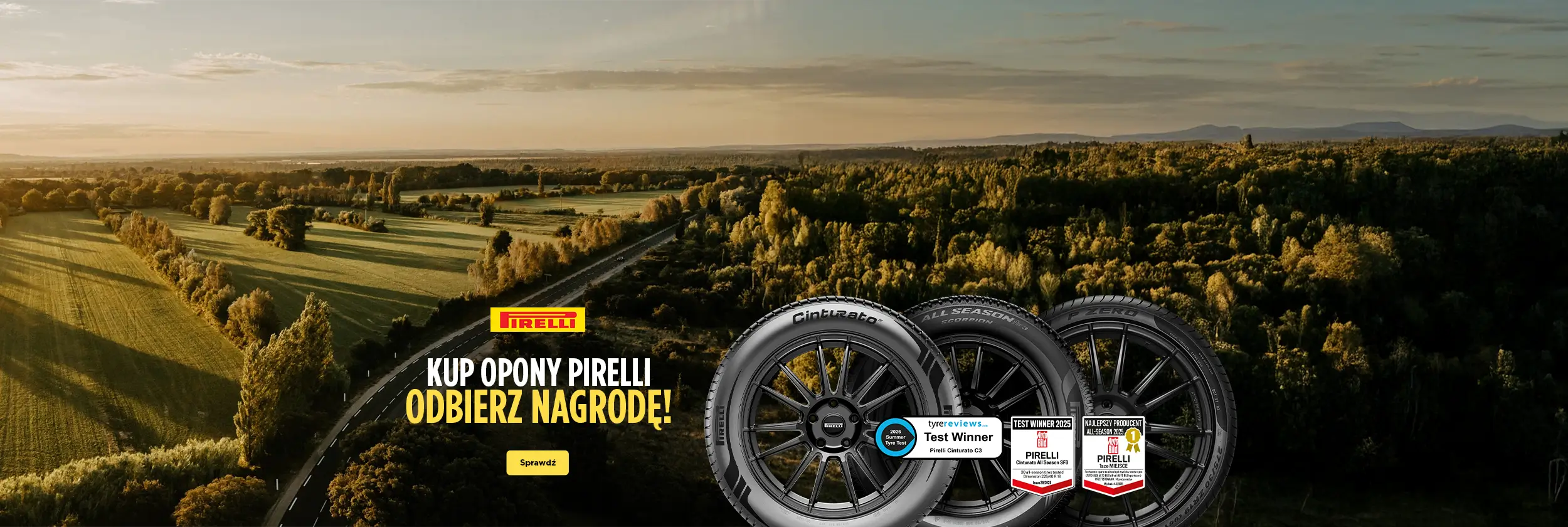 Odbierz nagrodę od Pirelli!