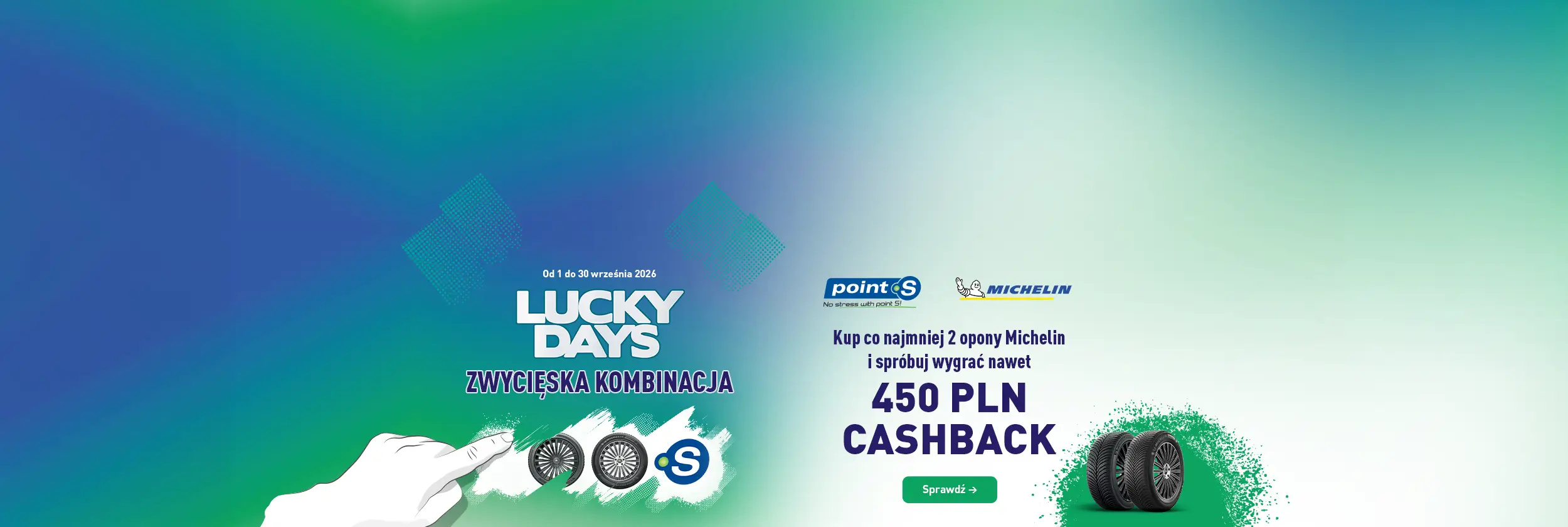 Zwrot gotówki do 450 PLN!
