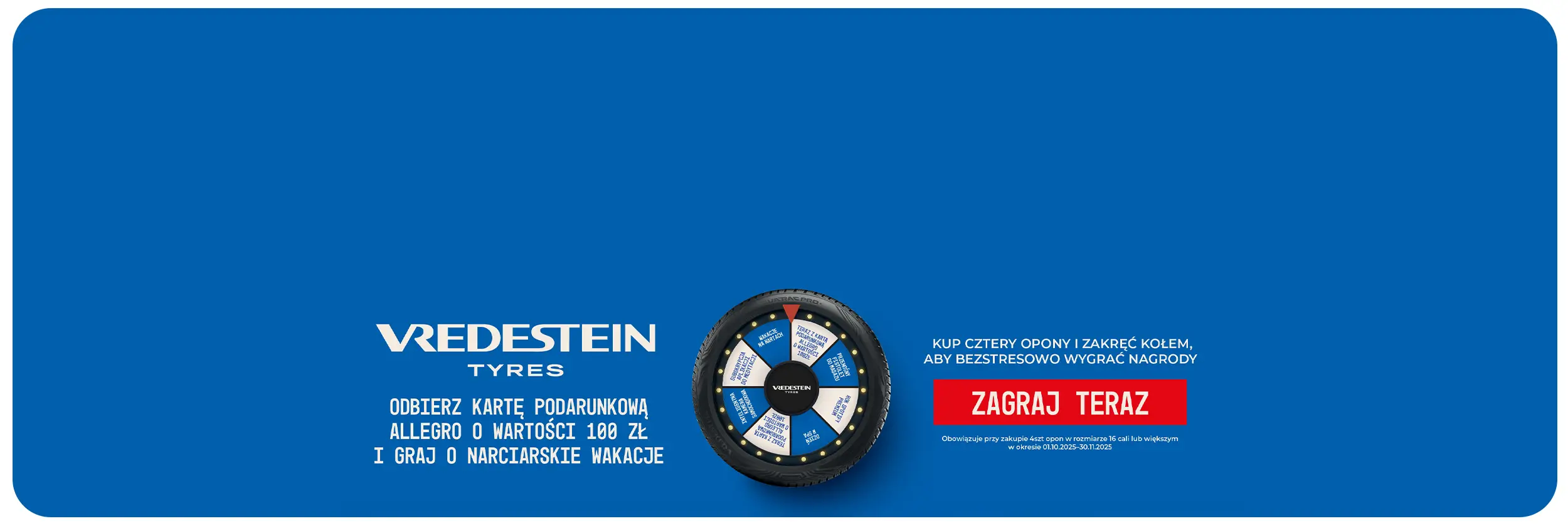 Odbierz 100 zł od Vredestein!